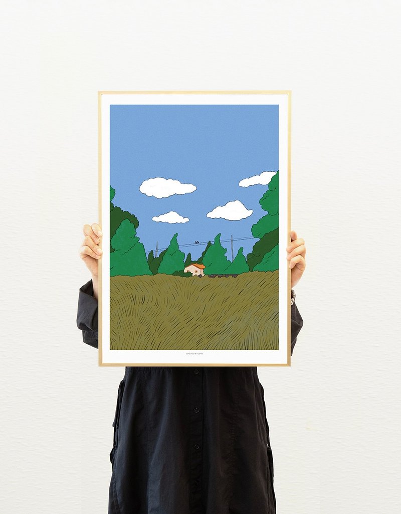 Little Forest poster (A3/A4) - 海報/掛畫/掛布 - 紙 綠色