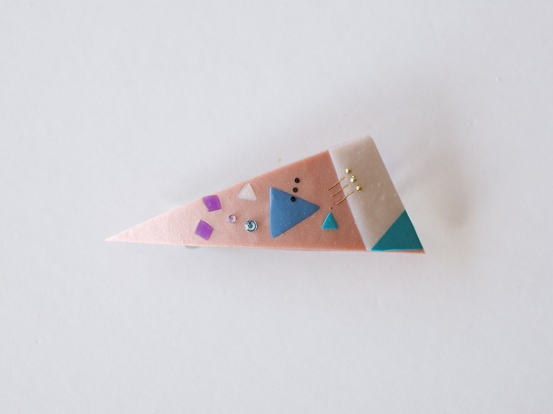 Only one point, Triangle Valletta - Hair Accessories - Clay Khaki
