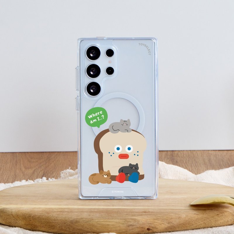 早午餐兄弟貓圍吐司大哥防摔透明SAMSUNG手機殼 - 手機殼/手機套 - 塑膠 多色