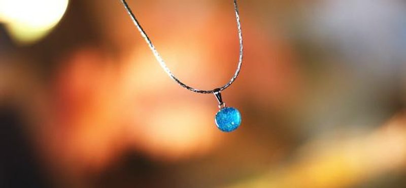 [Made to order] Blue Lake - Necklaces - Other Metals 