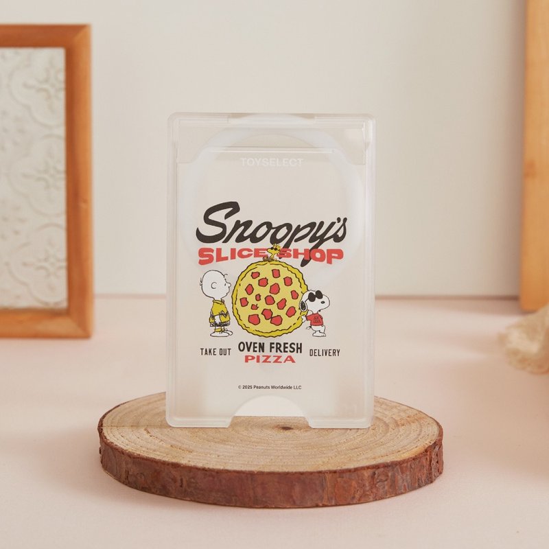 SNOOPY史努比新鮮披薩MagSafe磁吸卡片夾 - 手機配件 - 塑膠 多色