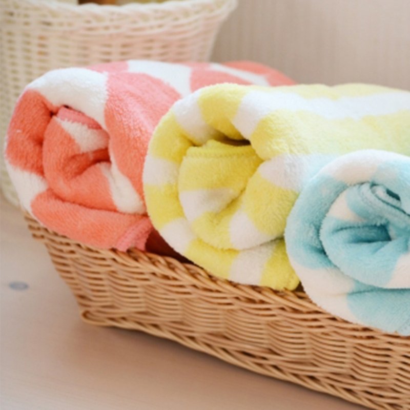 CB Japan Bubble Gum Geometry Series Microfiber 3x Absorbent Bath Towel (Four Colors Available) - อื่นๆ - เส้นใยสังเคราะห์ สึชมพู