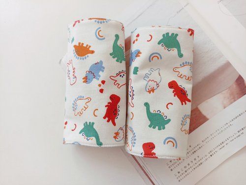 Shipping within 3 days] Dinosaur Ribbon Pacifier Wipe Pacifier Wipe Pacifier  Clip Bean Flannel Cloth Soothing Play - Shop sunny-babies Bibs - Pinkoi