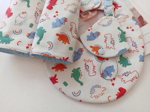 Shipping within 3 days] Dinosaur Ribbon Pacifier Wipe Pacifier Wipe Pacifier  Clip Bean Flannel Cloth Soothing Play - Shop sunny-babies Bibs - Pinkoi