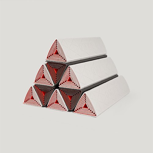 QMAT 設計館 【QMAT】7MM三角折疊瑜珈墊 台灣製