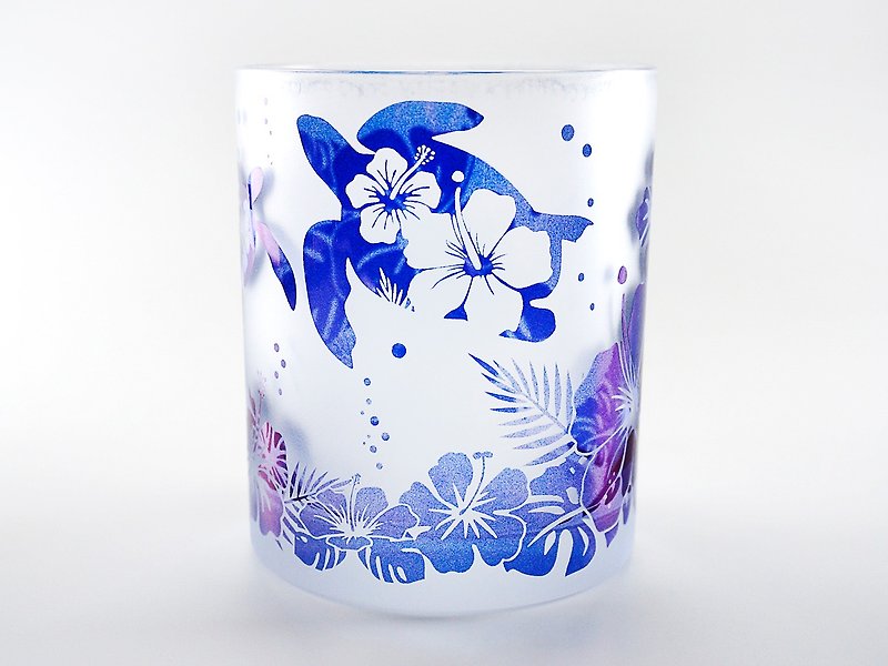 Tropical Island [MarineBlue] - Teapots & Teacups - Glass Blue