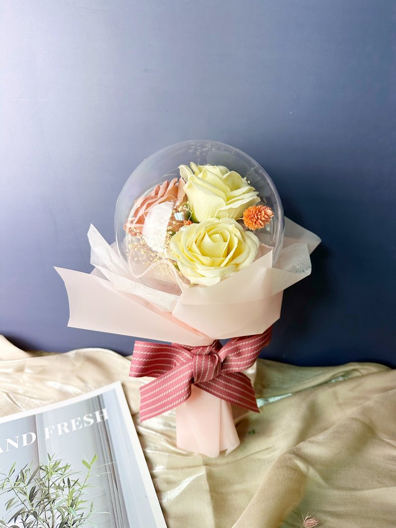 KL- Fragrant Rose Bobo Ball Flower Gift - ของวางตกแต่ง - วัสดุอื่นๆ 