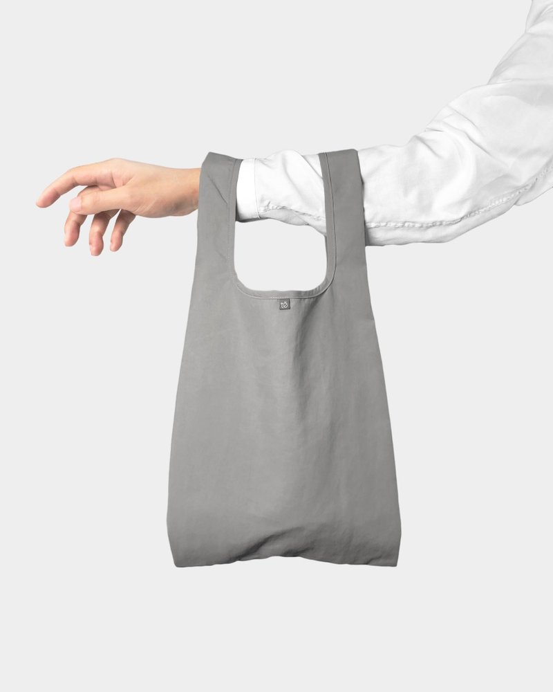 U3 reusable bag / Cement Gray - กระเป๋าถือ - เส้นใยสังเคราะห์ สีเทา