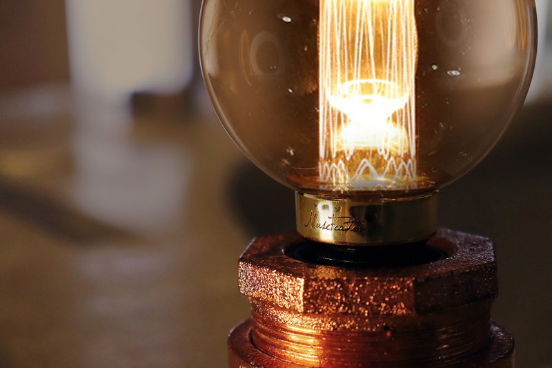 曙MUSE 品牌獨家 LED燈泡 直絲 可調光 4W G80 工業風 Loft - 燈具/燈飾 - 其他金屬 銀色