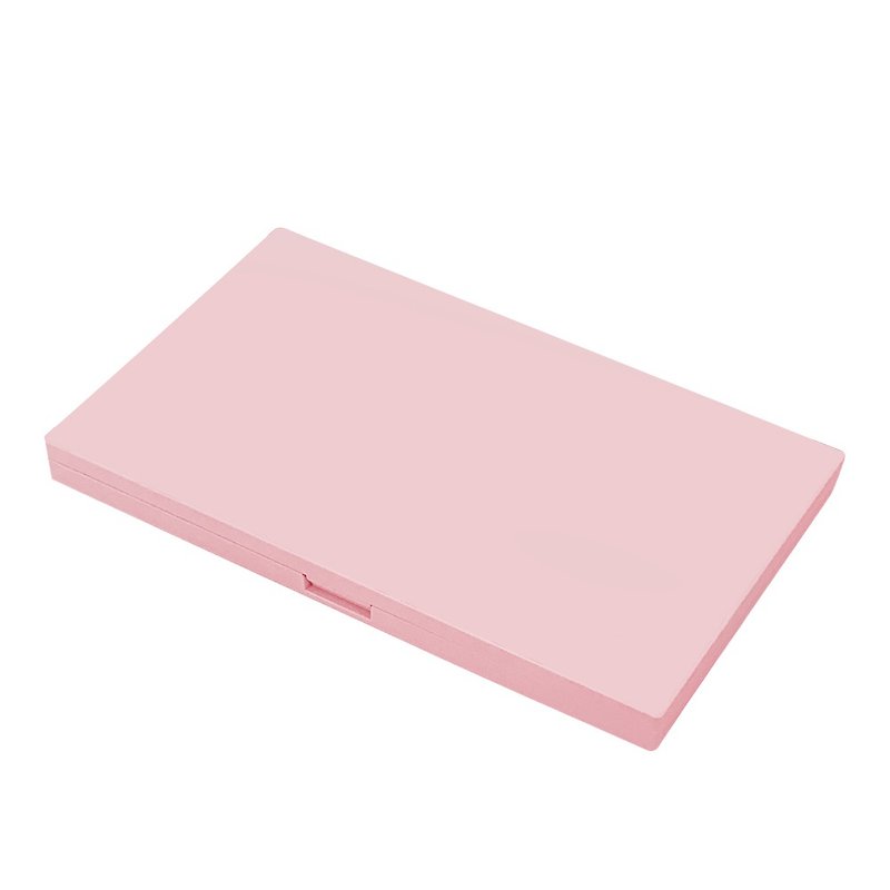 抗菌銀離子口罩收納盒-素色口罩盒-粉色