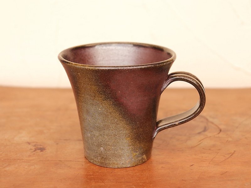 備前 コーヒーカップ(大)　c5-064 - マグカップ - 陶器 ブラウン