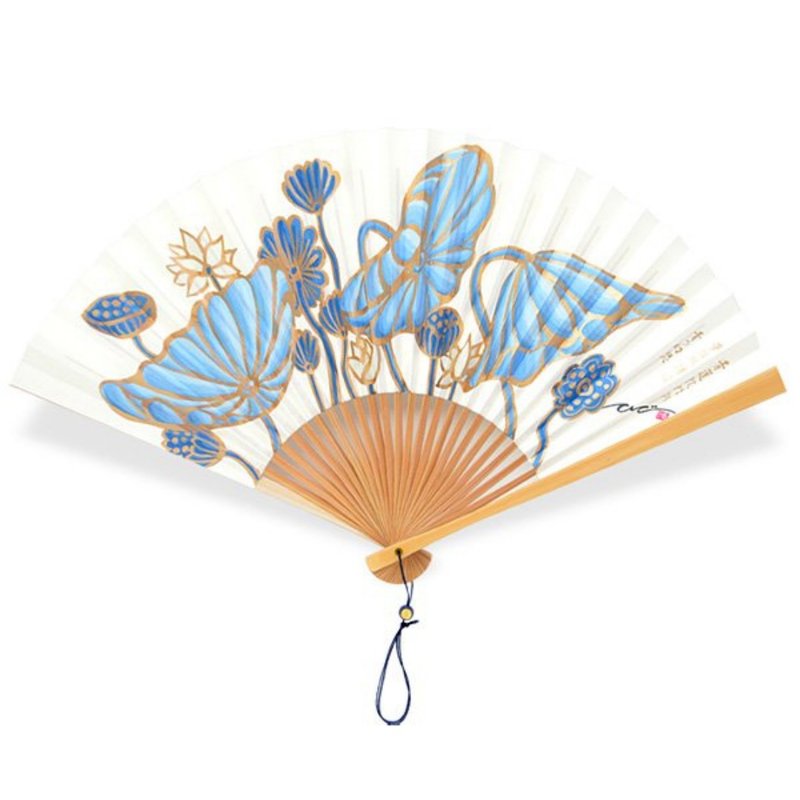 扇子　Blue fantasy - その他 - 木製 