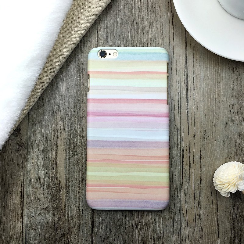 簡約彩色條紋-iPhone(i5.i6s,i6splus)/Android(Samsung三星, HTC, Sony)原創手機殼/保護套 - 手機殼/手機套 - 塑膠 多色
