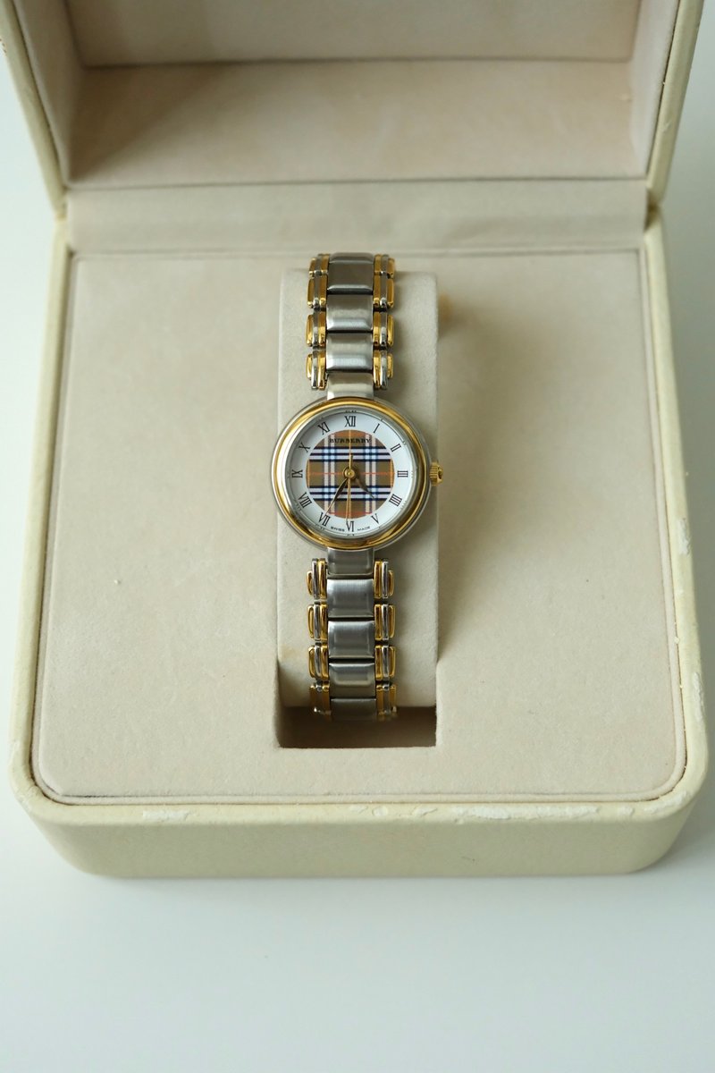Burberry中古錶/復古時鐘/時鐘/老錶/vintage watch/女錶 - 女錶 - 其他金屬 多色
