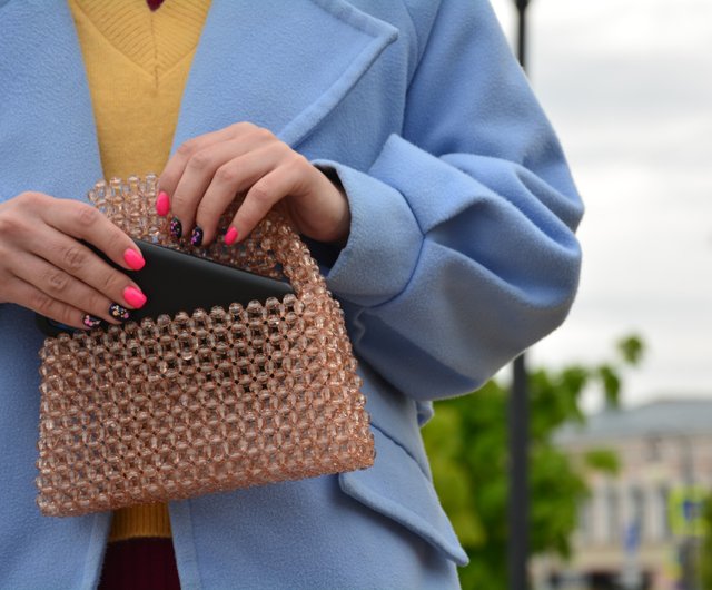 Hand Held Beaded Clutch