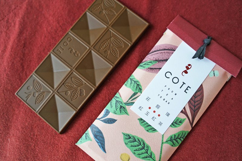 【COTE Tea Chocolate】Jointly signed by Zhuang Rongpu_Ruby Black Tea_ICA award-winning work - ช็อกโกแลต - อาหารสด 