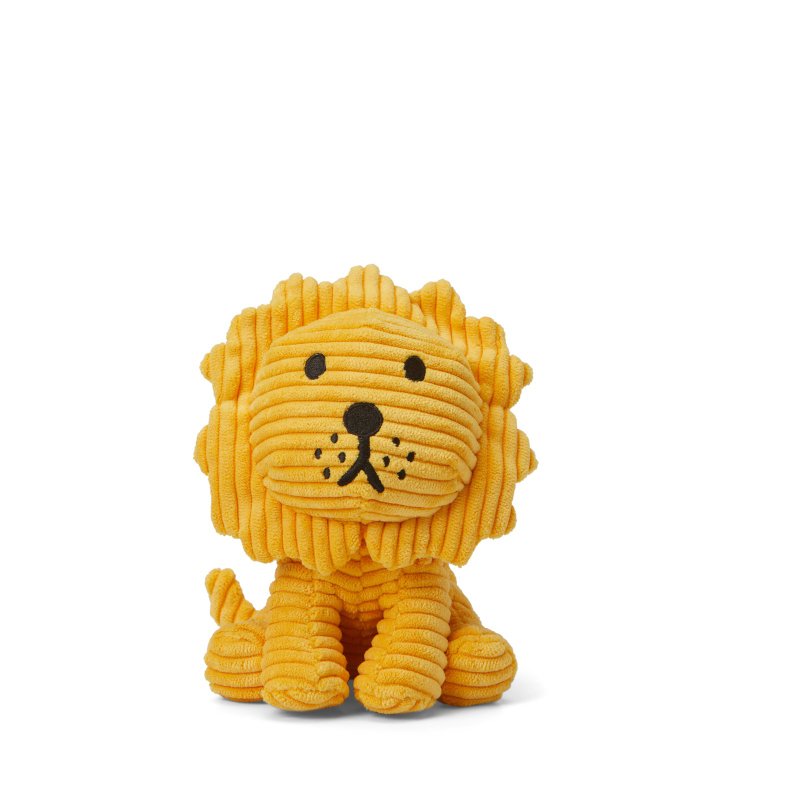 Bon Ton Toys | Lion Corduroy Doll Yellow - 17cm - ตุ๊กตา - วัสดุอื่นๆ สีเหลือง