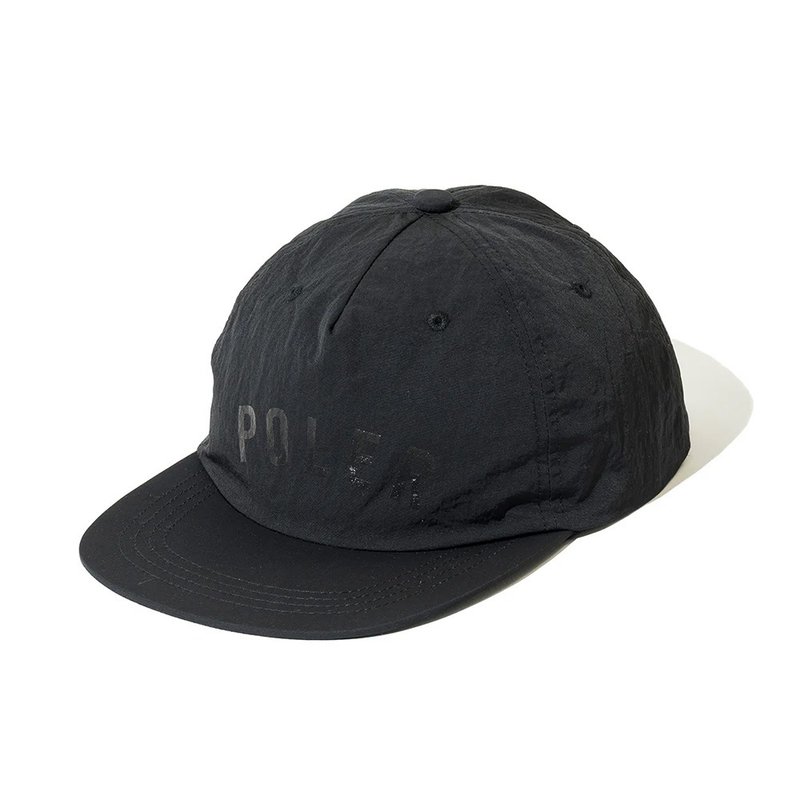 日本限定POLER STATE NYLON CAP 風格尼龍帽 / 黑 - 帽子 - 尼龍 黑色