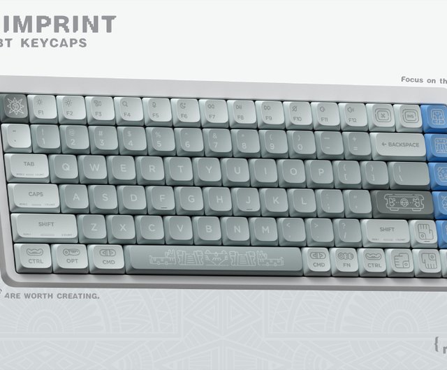 NuPhy Air60/75/96 nSA ローシャフト キーキャップ Maya