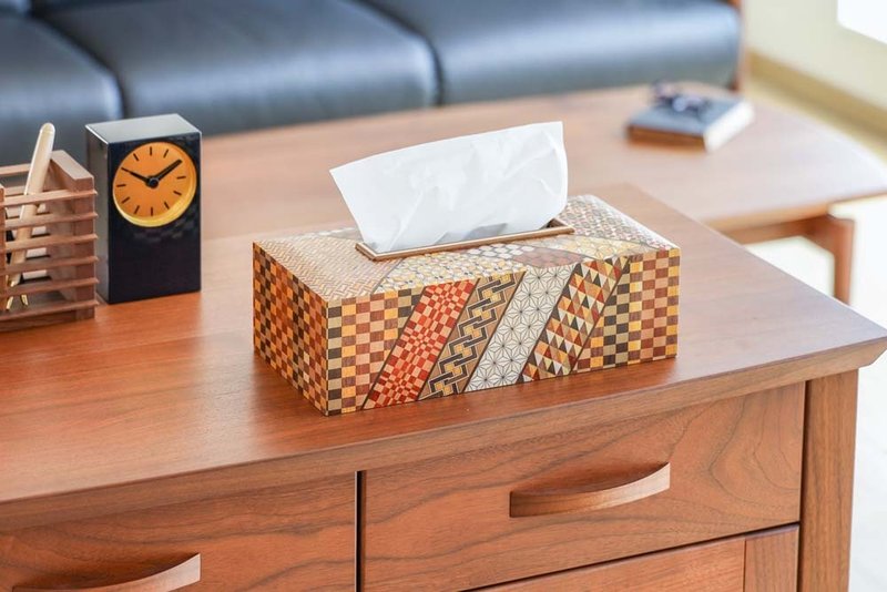 Tsuyuki Woodworks Tissue Box - Tissue Boxes - Wood Multicolor