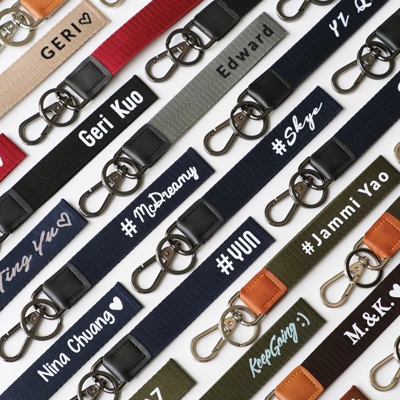 MUTiF KEYCHAIN : 名前入れ可能 / YESIDID キーホルダー - チャーム - 合皮 多色