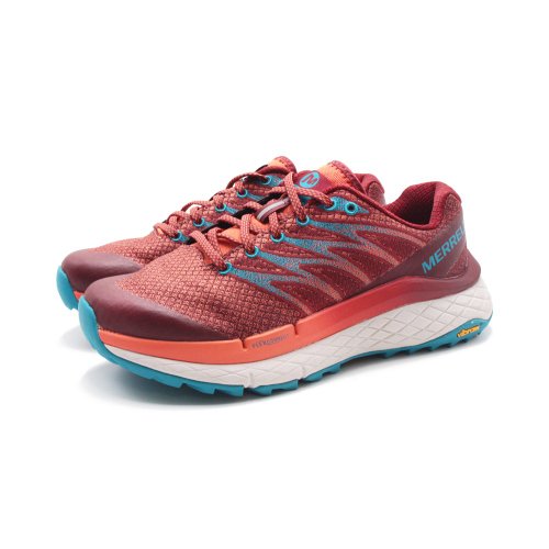 米蘭皮鞋Milano MERRELL RUBATO戶外輕量緩震越野慢跑鞋 女鞋-紅藍