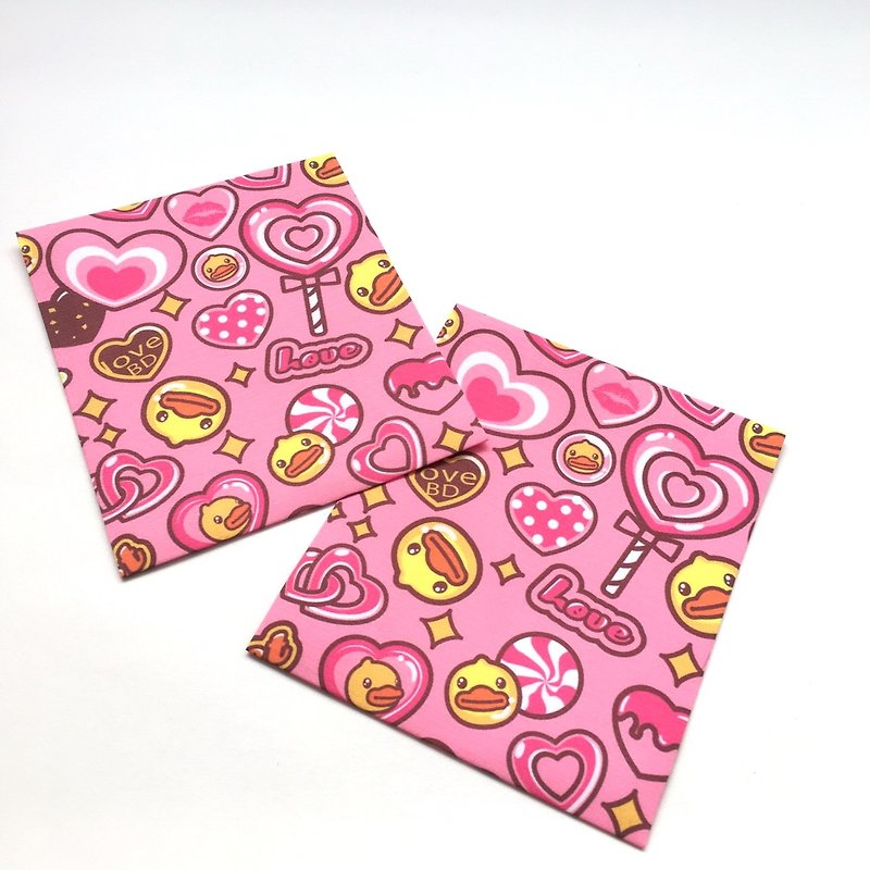 B.Duck Collection - Pinky Lollipops & Ducks - ผลิตภัณฑ์ทำความสะอาดหน้า - วัสดุอื่นๆ สึชมพู