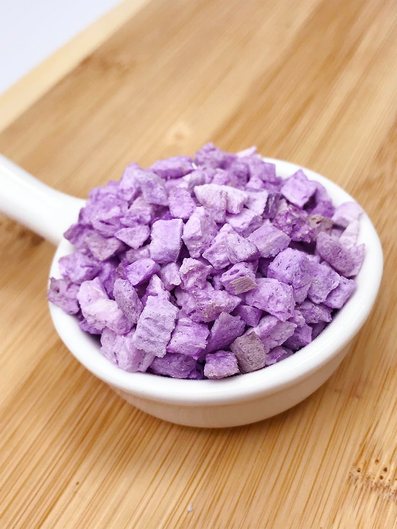 【搭嘴好食】即食沖泡乾燥紫山藥丁 - 其他 - 新鮮食材 白色