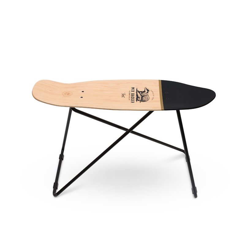 Filter017ミックスアナグマスケートボードチェア/ミスティジョイントスケートボードチェア - 置物 - 木製 