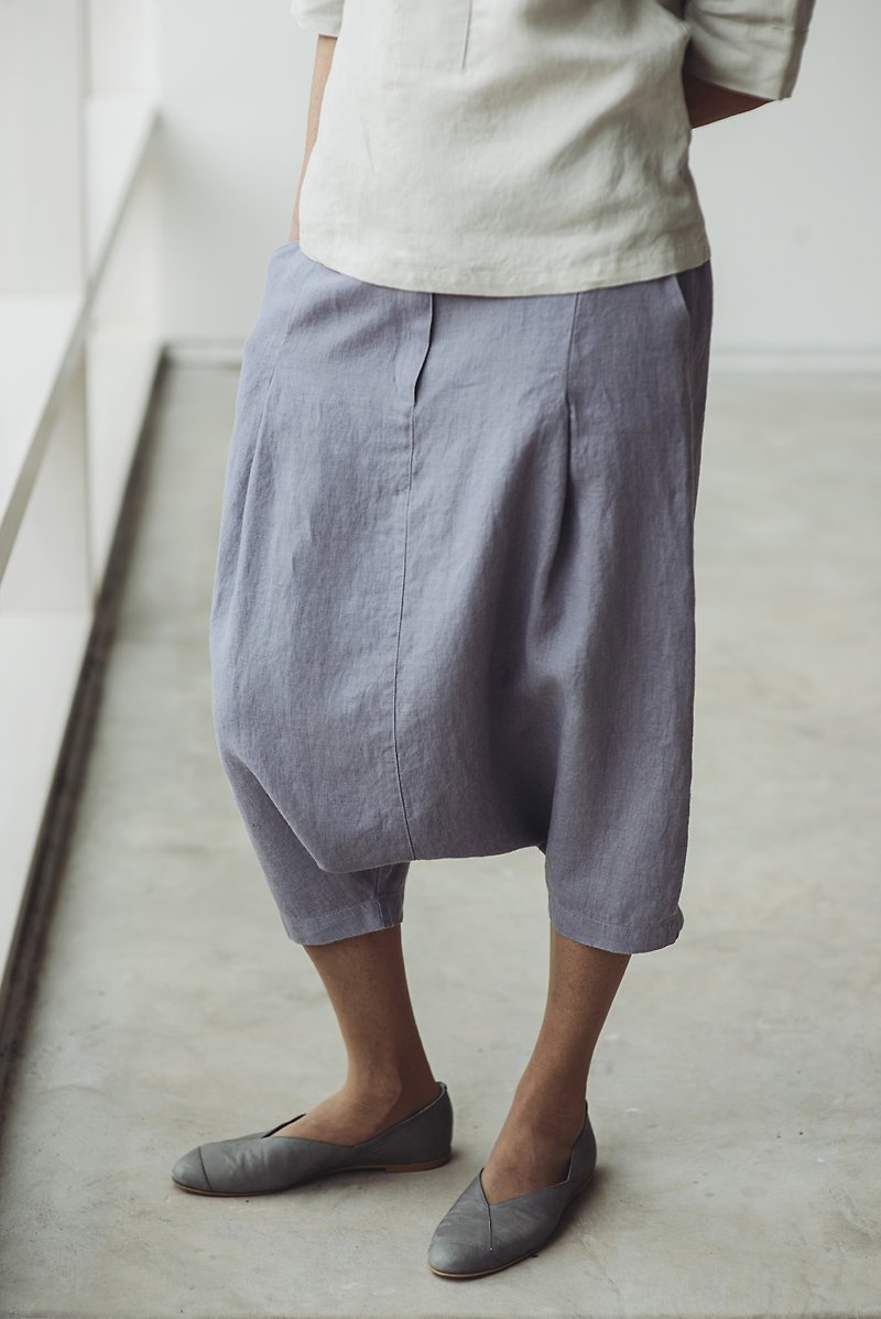 Linen Baggy Pants Motumo - 14K4 - กางเกงขายาว - ลินิน หลากหลายสี