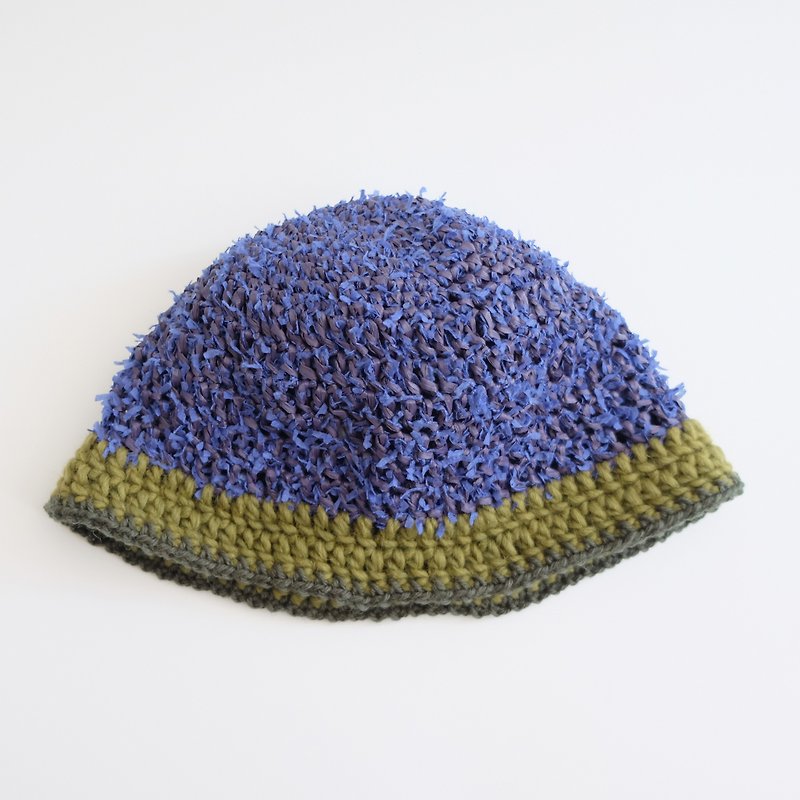 Lina Bucket Hat in blue - 帽子 - 其他材質 藍色