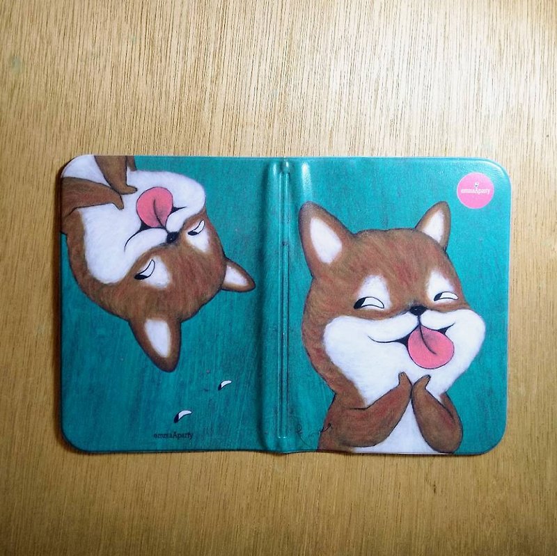 emmaAparty插畫護照夾:可愛柴犬 - 護照套 - 塑膠 
