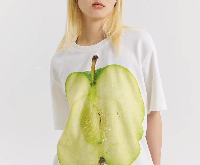 green apple shirt