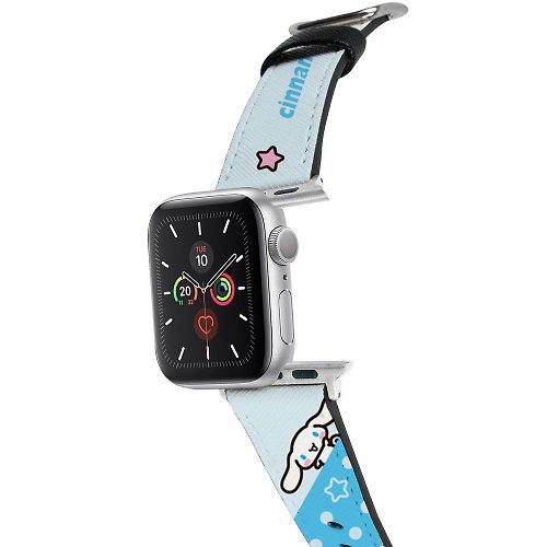 i-Smart SANRIO-Apple Watch皮革錶帶-波點系列-CINNAMOROLL 玉桂狗