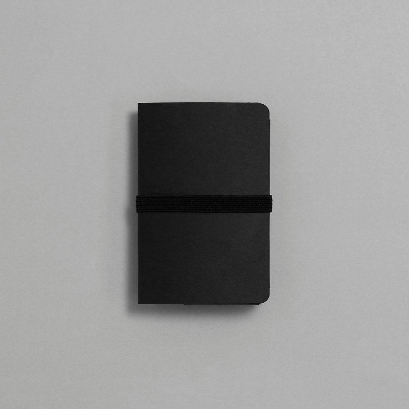 紙目 | 黑色水洗牛皮紙 Duraform 名片夾 - 卡片套/卡片盒 - 紙 黑色