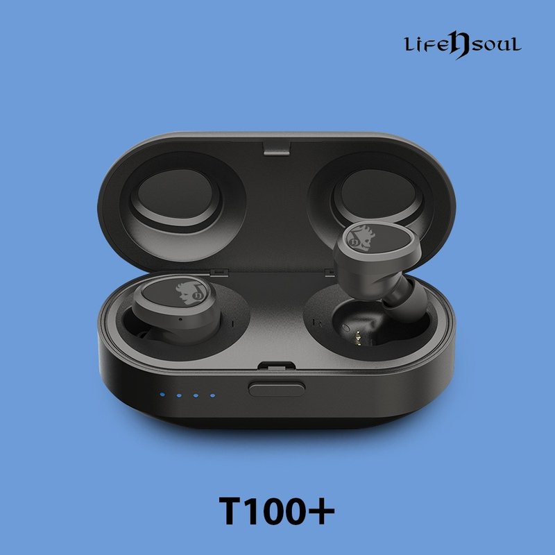【Life n Soul】真無線藍牙耳機(T100+) - 耳機/藍牙耳機 - 其他金屬 黑色