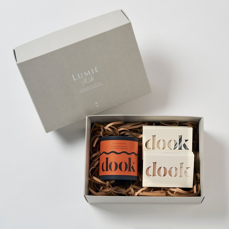 【日本聯名】北海道插畫家ネクタイX 路洣 - 好好呵護禮盒組 - 保養/沐浴旅行組 - 紙 咖啡色