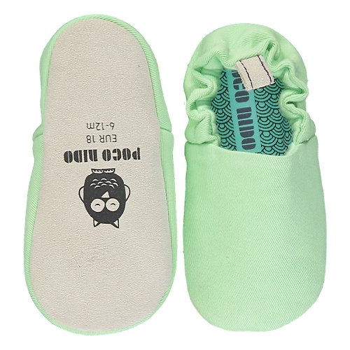 Poco Nido Poco Nido (英國) 嬰兒 BB鞋 學行/學步鞋仔 - 淨色 開心果 綠色