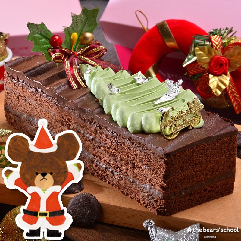 ★ Aposo Ai Po Suo [Bear School - Dream Tree black gold] Christmas limited pre-order enjoy $ 299 discount - Cake & Desserts - Fresh Ingredients Brown