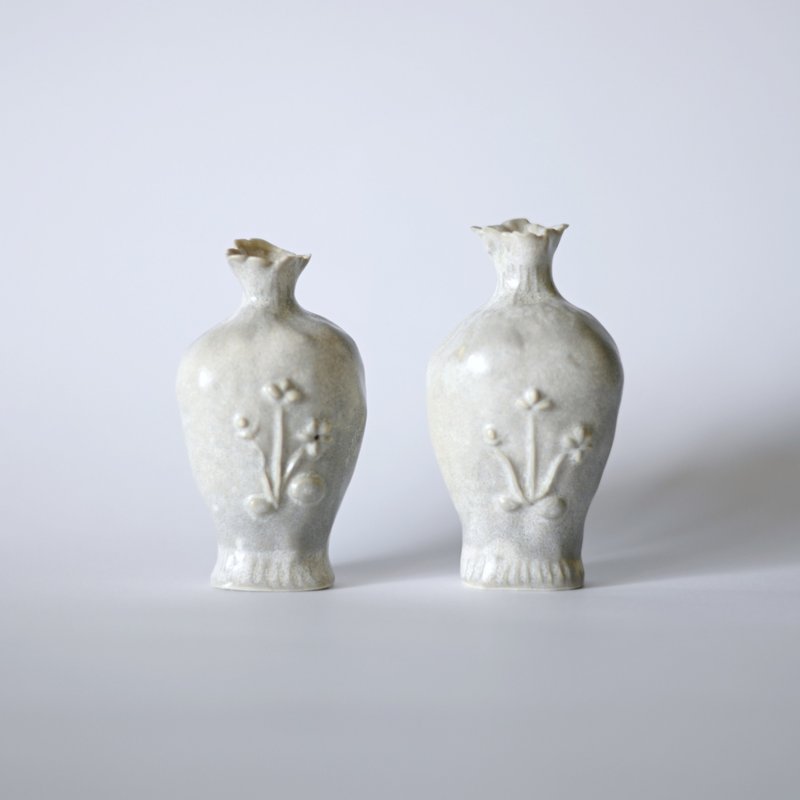 花卉 / 手捏小花瓶 / Z - 花瓶/花器 - 陶 