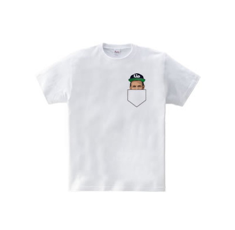 Lincoln pocket (5.6oz T-shirt) - Men's T-Shirts & Tops - Cotton & Hemp White