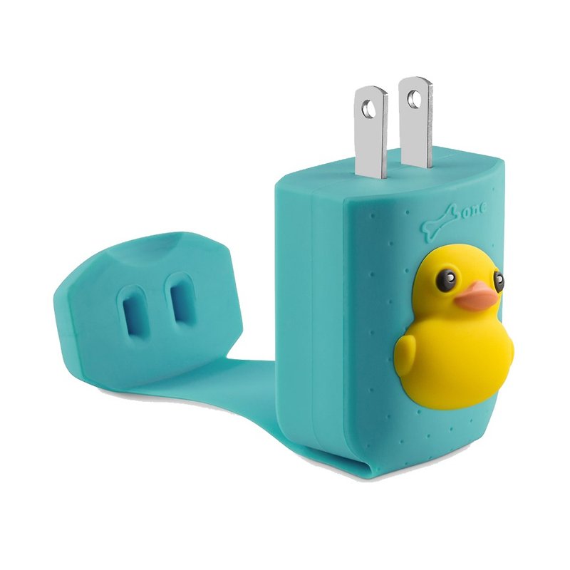Bone / Smart Fast Charger - Duck - Chargers & Cables - Silicone Blue