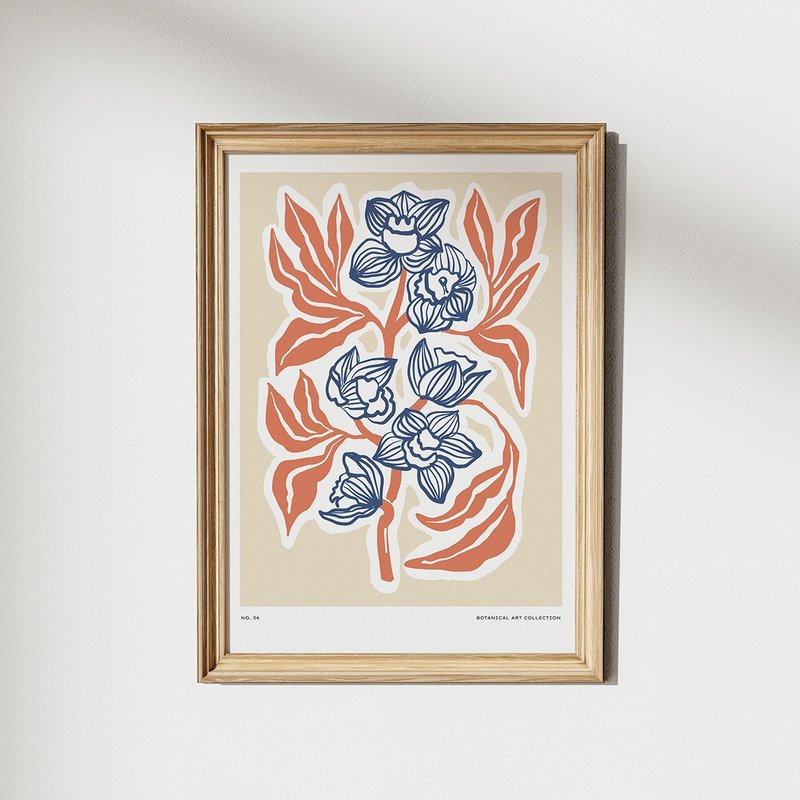 植物系 No.4 - 掛畫裝飾 插畫 海報 居家佈置 - 電子似顏繪/繪畫/插畫 - 其他材質 
