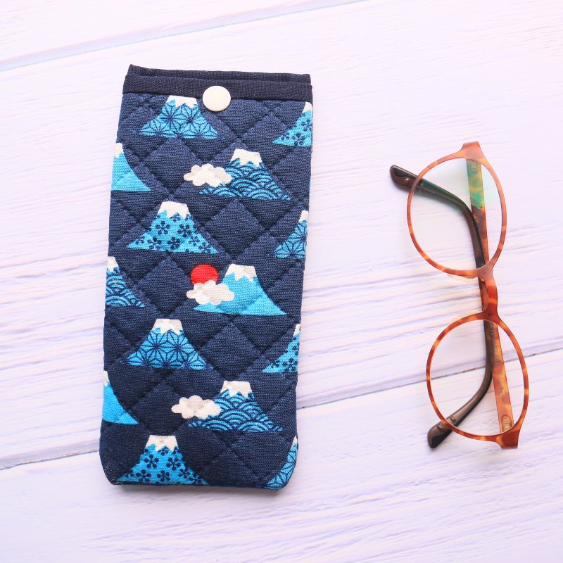 Cotton handmade glasses bag, sunglasses bag, reading glasses bag, custom-made fabrics can be selected - อื่นๆ - ผ้าฝ้าย/ผ้าลินิน 