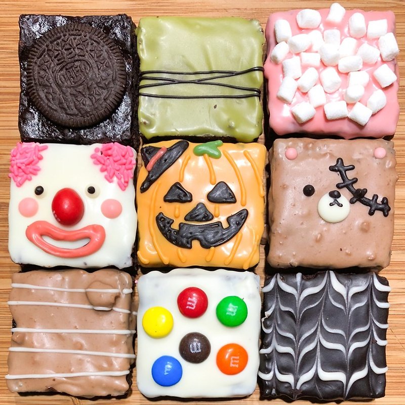 Horror Three Musketeers -9 Gift Box "Halloween Limited" - Cake & Desserts - Fresh Ingredients Orange