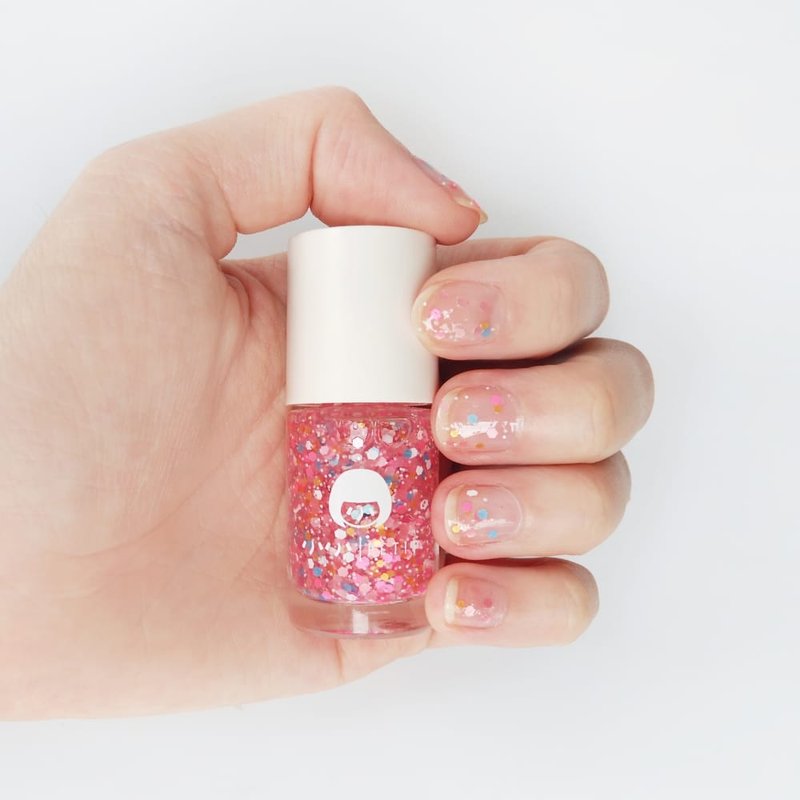 Summer Fireworks - Water-based non-toxic peel-off nail polish 7ml - ยาทาเล็บ - วัสดุอื่นๆ หลากหลายสี