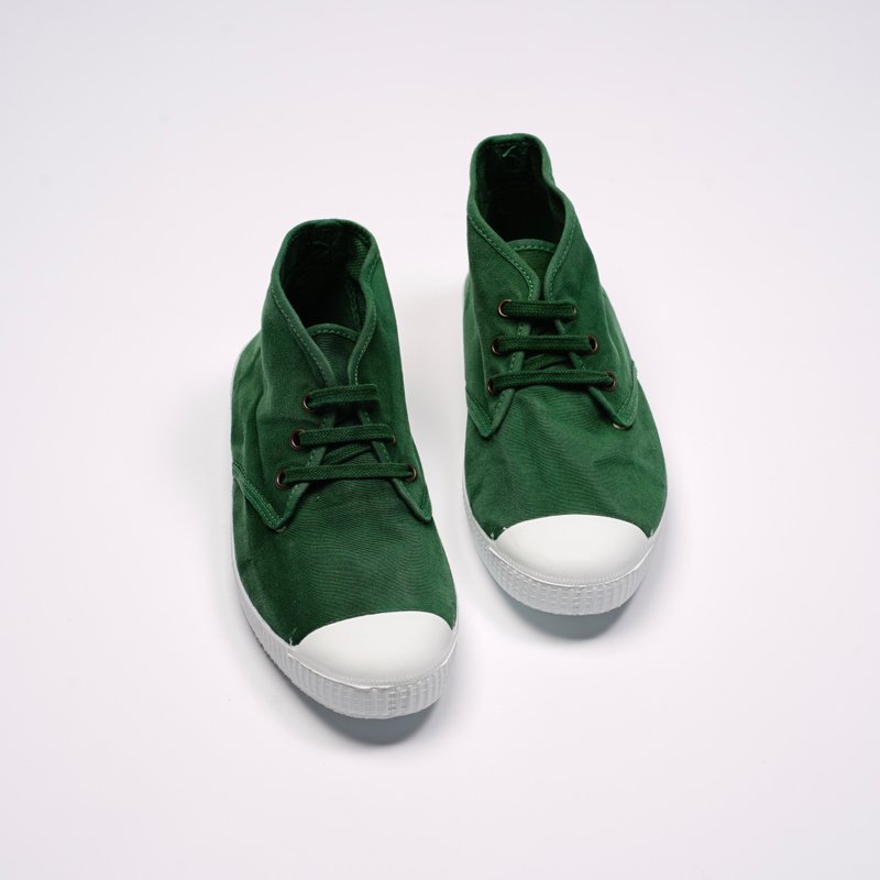 西班牙帆布鞋 CIENTA 60777 60 綠色 洗舊布料 大人 Chukka - 女休閒鞋/帆布鞋 - 棉．麻 綠色