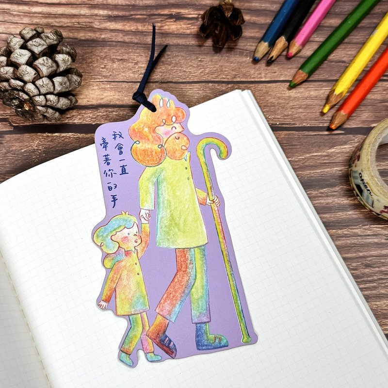 Bookmark it at first. I will always hold your hand - Bookmarks - Waterproof Material Multicolor