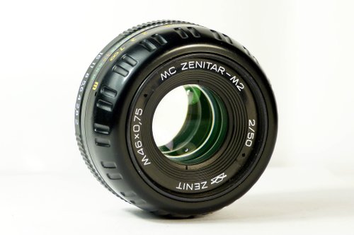 tested MC Zenitar-M2 2/50 lens for SLR camera M42 mount USSR