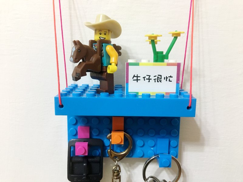 2019 - 再忙  也要珍惜身邊的人 - 牛仔很忙電源酷勾組 - 公仔/玩偶 - 塑膠 多色